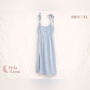 PRIV MAXI DRESS BABY BLUE XL